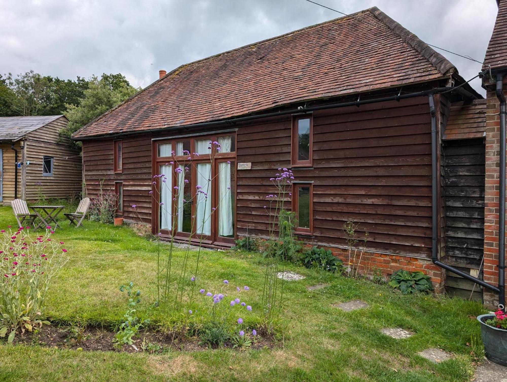 Ferienwohnung Brooklands Barn Lower Swanwick Exterior foto